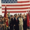 Farewell to Taszar with Secretary of Defense William Cohen and wife Janet