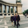 Vera and Donald with Hilary Clinton