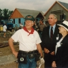 With President Jimmy Carter at Habitat