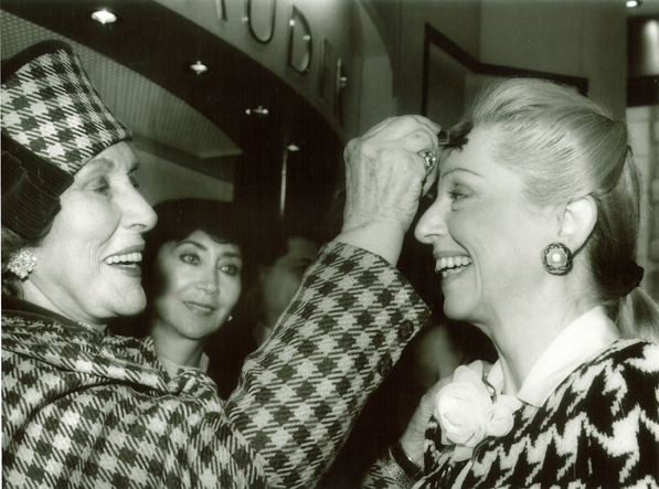 Vera and Estée Lauder